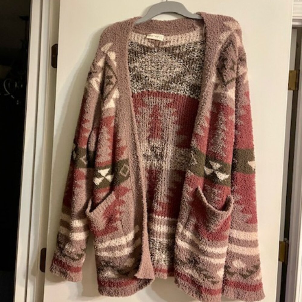 New In Western Chunky Cardigan (Bought through a boutique) Medium